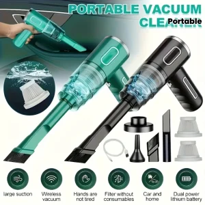 Car Vacuum Cleaner Portable Mini Dust Collector Dry And Wet