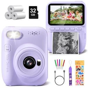 Kids Digital Camera 3.0" Portable Instant Print Camera