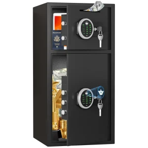 6.0 Cub Safe Box, Heavy Duty Large Safe with Dual Alarm System