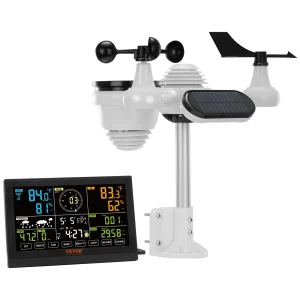 SucceBuy 7-in-1 Wireless Weather Station 7.5in Large Color Display
