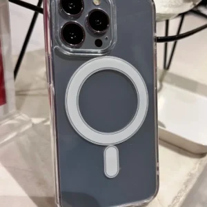 Clear Magnetic Circle Magsafing Case For iPhone